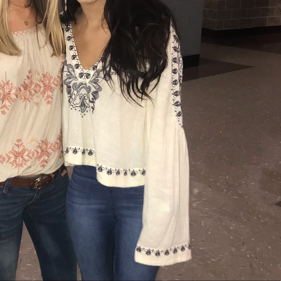 Free people bell sleeve top - Picture 2 of 2